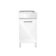 Mobile lavatoio con lavabo in ceramica 1 anta 50x50 classico