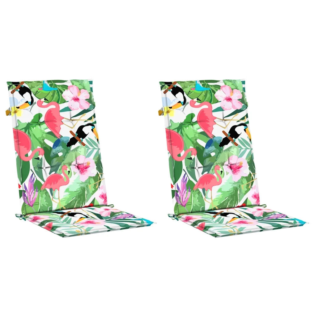 Cuscini per Sedie 2 pz Multicolori 120x50x3 cm in Tessuto 361259