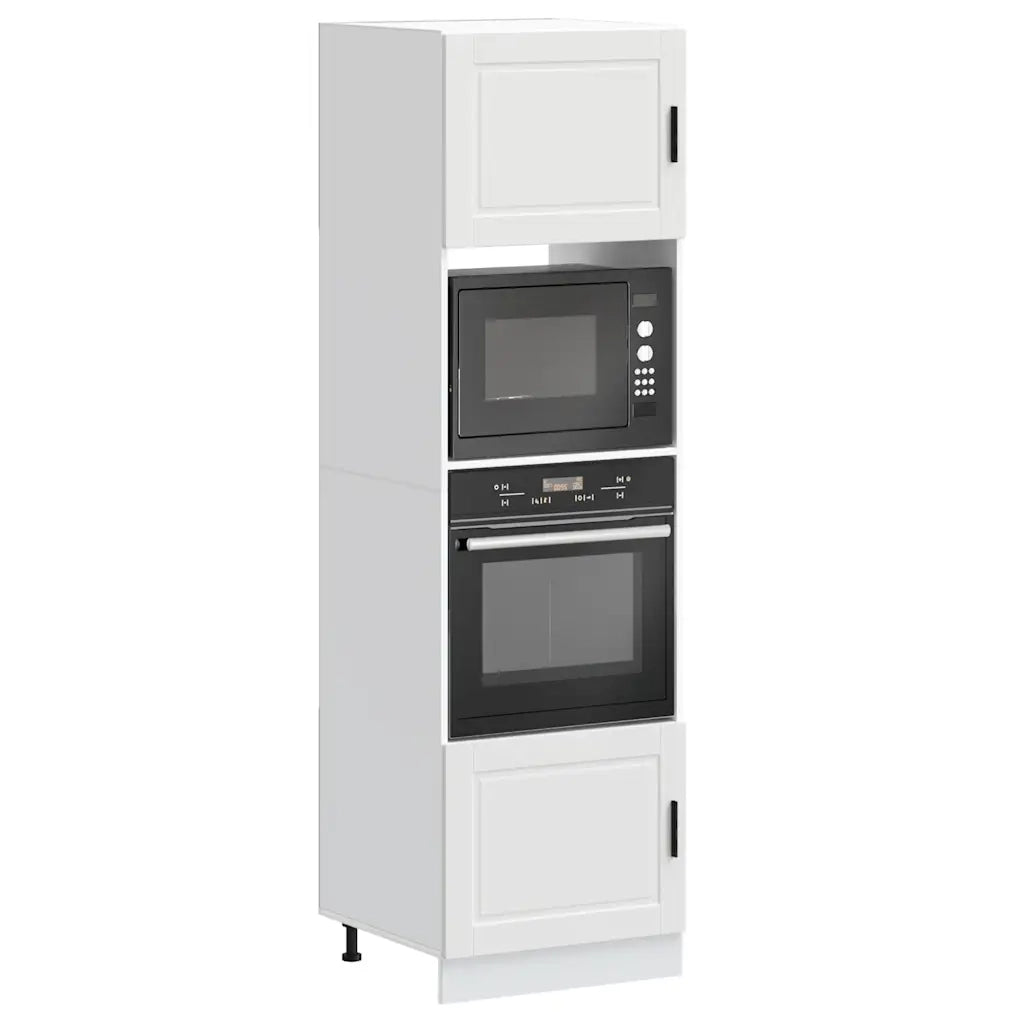 Armadi Forno 2 pz Porto Bianchi in Legno Multistrato 3315051