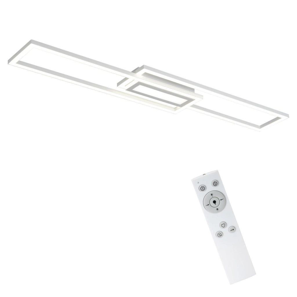 ZMH Lampada da soffitto plafoniera LED moderna 50W dimmerabile telecomando
