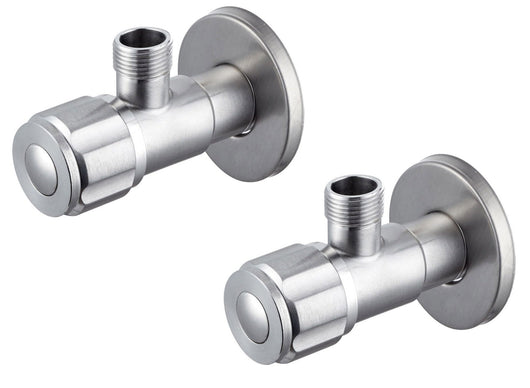 Rubinetto di Arresto da 1/2 in Acciaio Inox Satinato Nilo