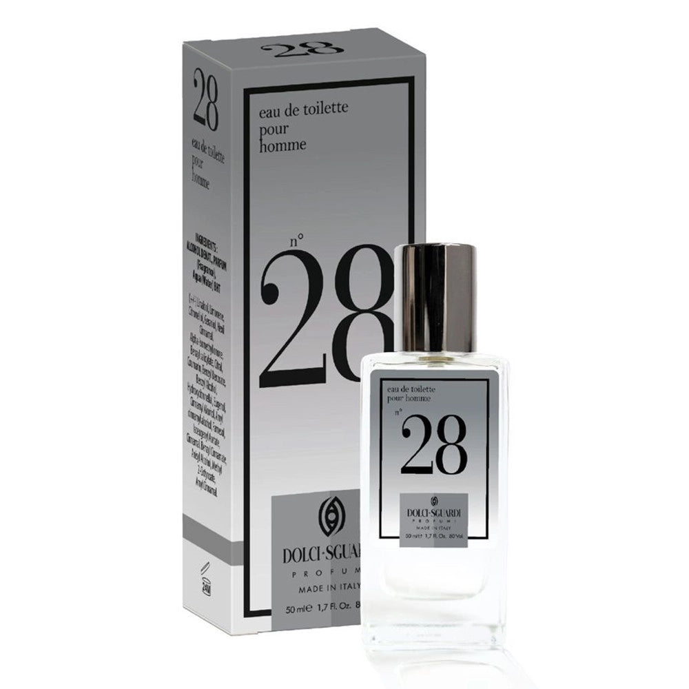 Trade Shop - Profumo Corpo Eau De Toilette Per Uomo N°28 Da 50ml Fragranza Energetica Dinamica 009234 -