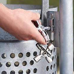 Knipex 00 11 01 chiave di armadietti di controllo e utilità