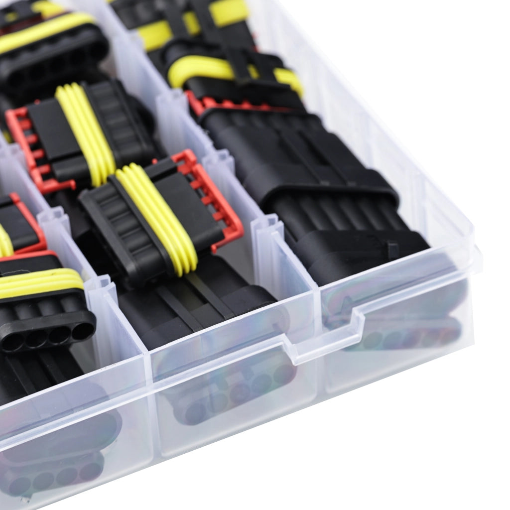 Set di Connettori Elettrici Ermetici – 708 Pezzi | IP67, 14A, 24V
