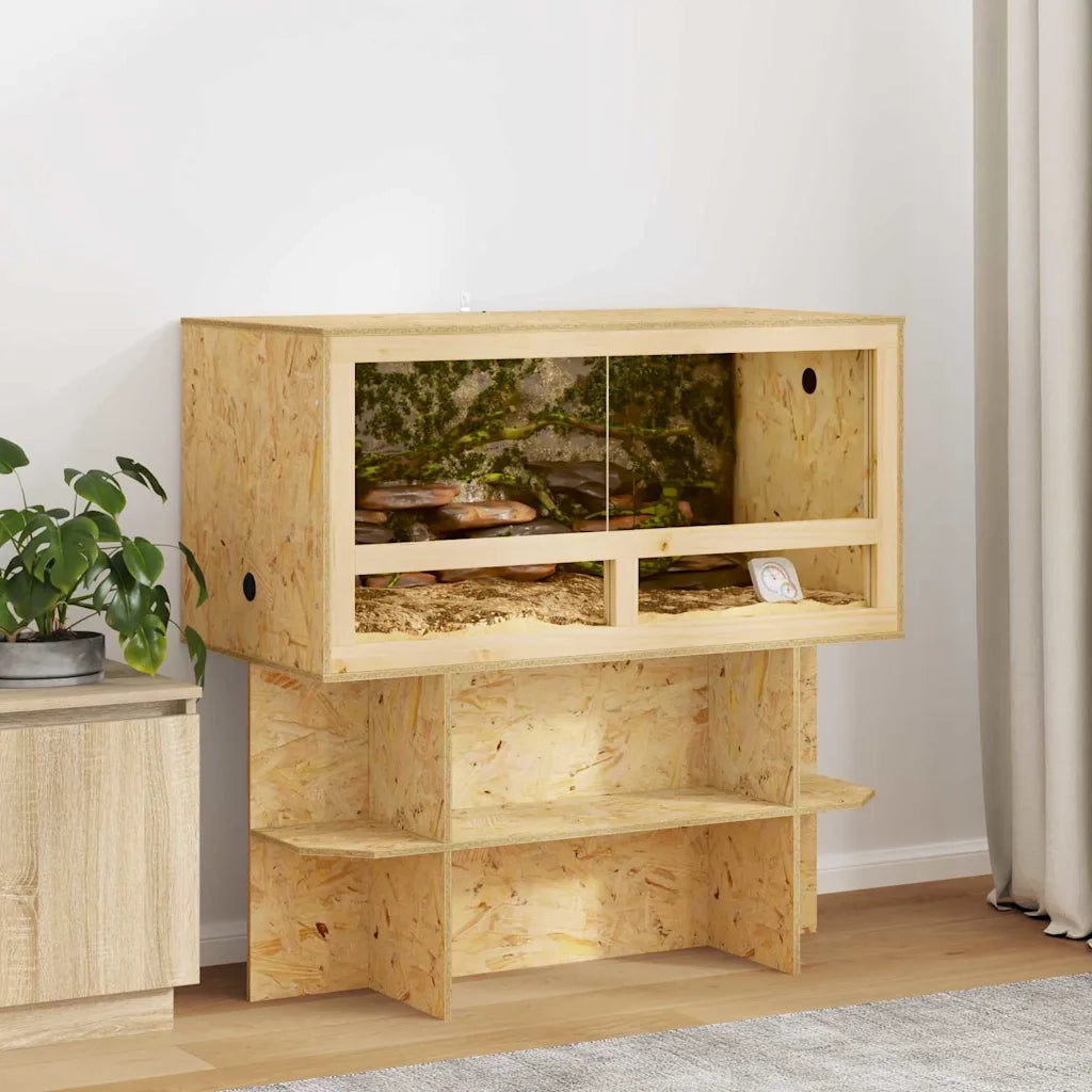 Base per Terrario Marrone 100 x 50 x 50 cm OSB CFW5029171