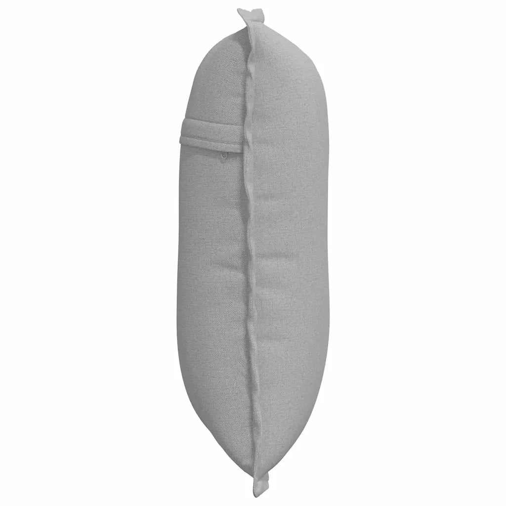 Cuscino per Schiena | Cuscino dorsale Grigio Nuvola 50 x 19 x 45 cm Tessuto