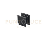 CONNETTORE ANGOLARE VERTICALE NERO PER BINARIO DAVINCI A INCASSO 4,7X4,2X4,7CM