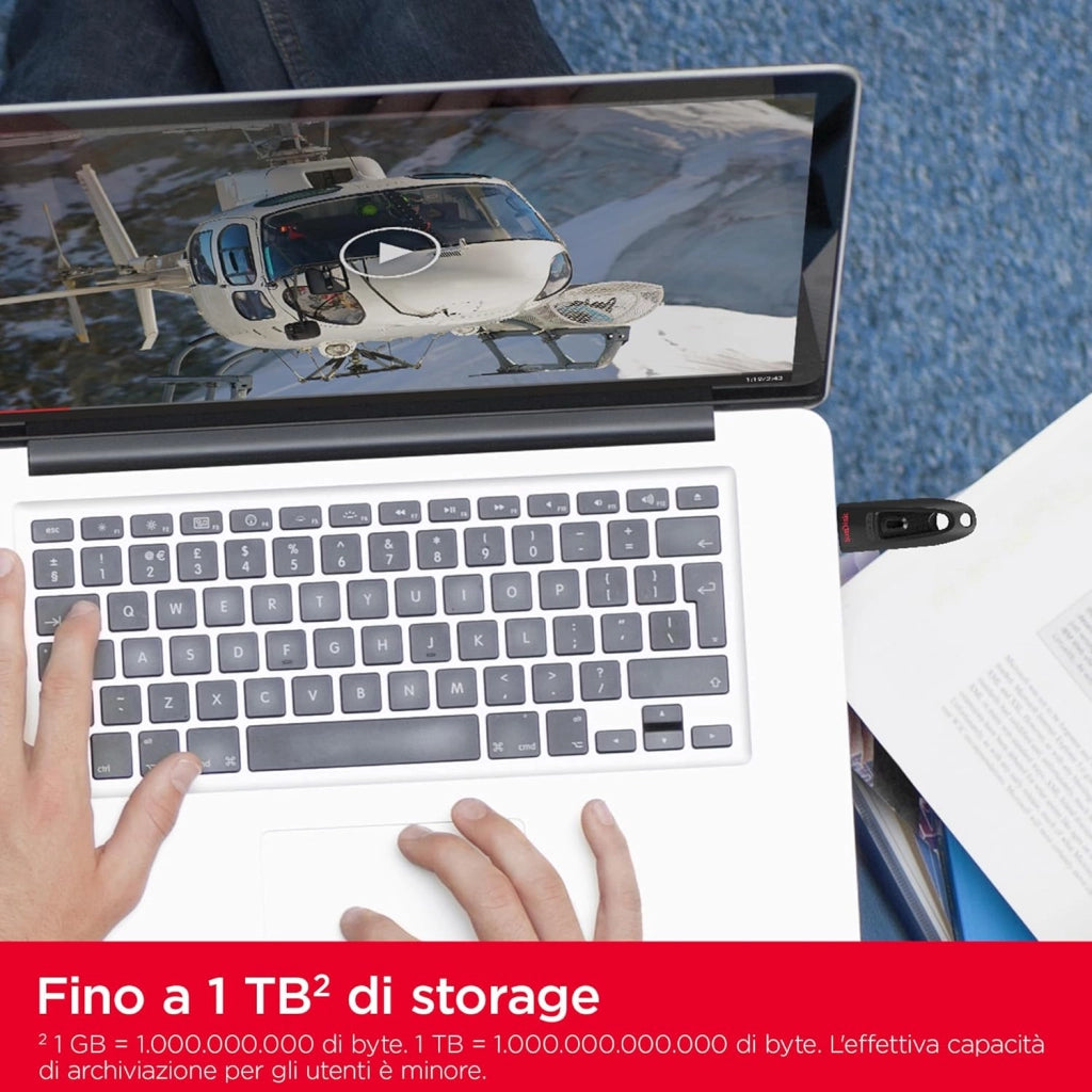 Ultra Unità Flash USB 3.0 1 TB (Storage affidabile per documenti, foto e contenuti multimediali)
