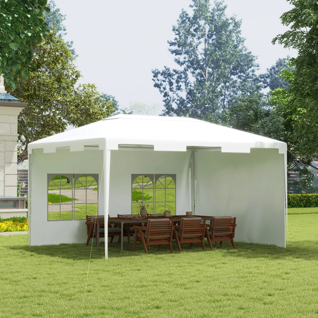 Gazebo ¨C Minimal ¨C 395x295x255 cm bianco