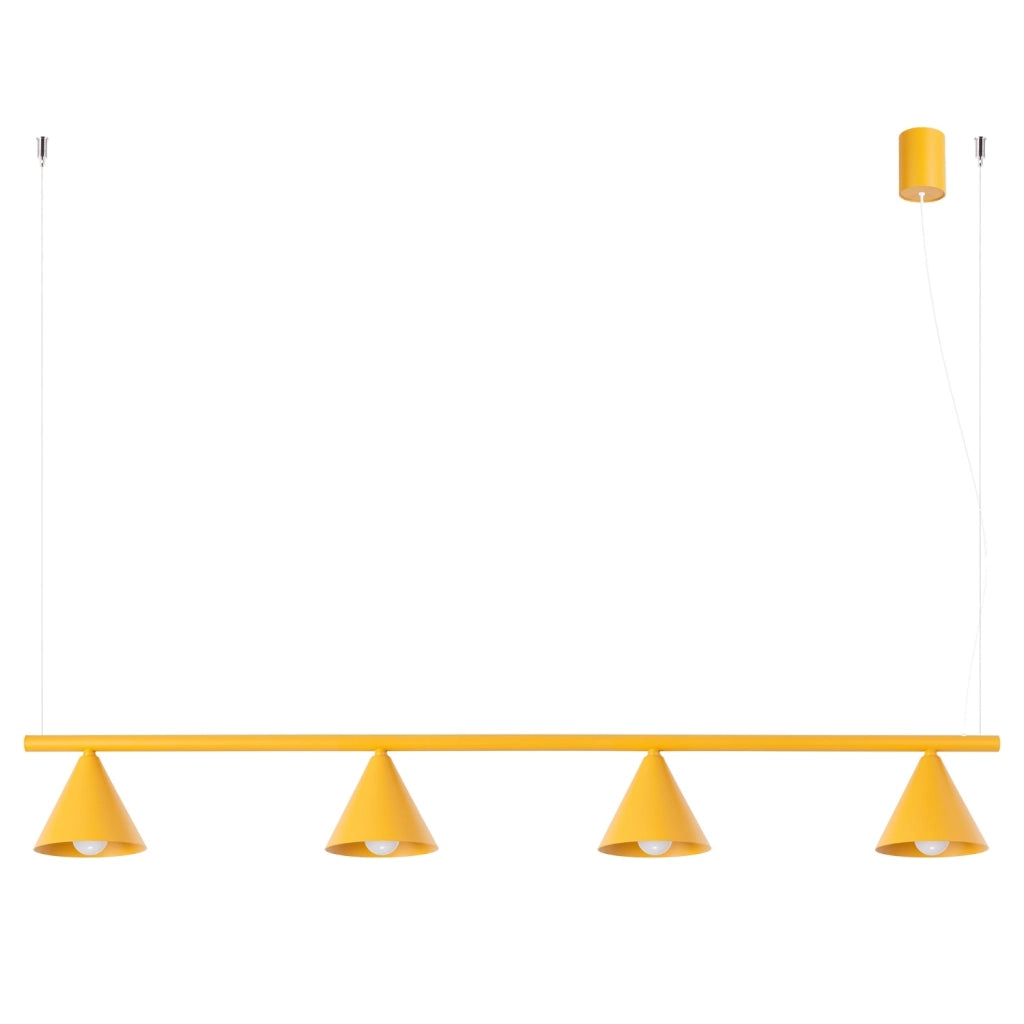 Lampadario NOX 4L giallo