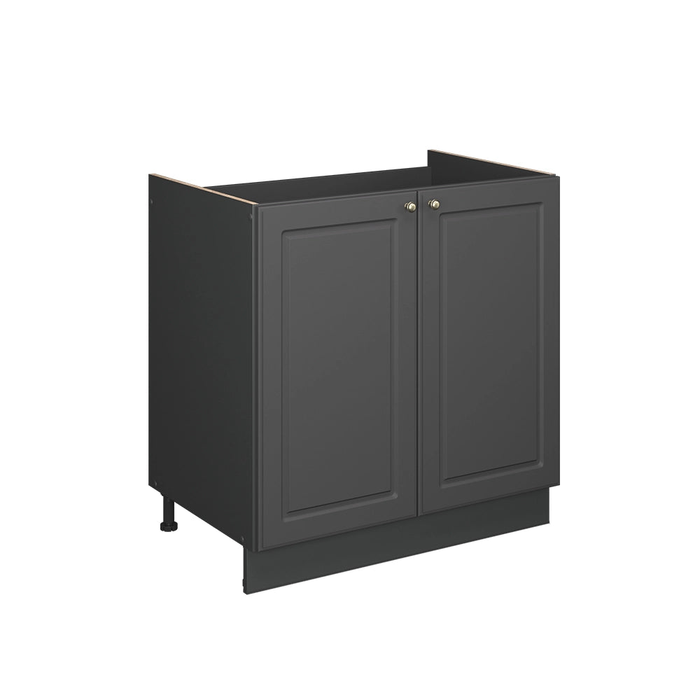 Vicco Mobile lavello cucina Landhaus antrazit-oro 80 cm , PL Rovere