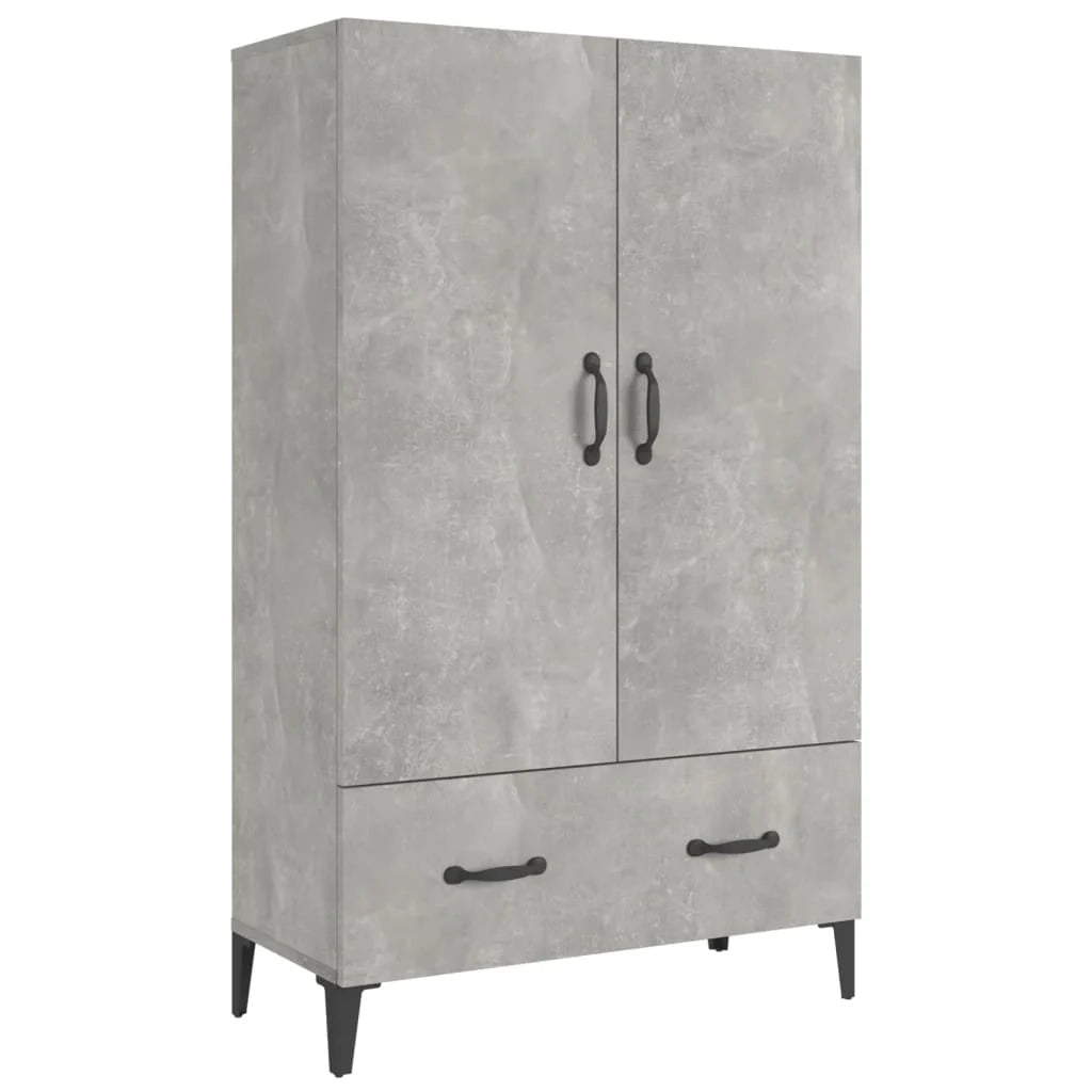 Buffet credenza cassettiera mobiletto mobile contenitore organizer cucina soggiorno salotto alto 70 x 31 x 115 cm legno ingegnerizzato grigio 02_0034708