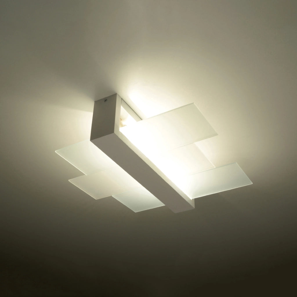 Lampada da parete moderna scandinava a soffitto FENIKS Peach Puff 2x15W LED