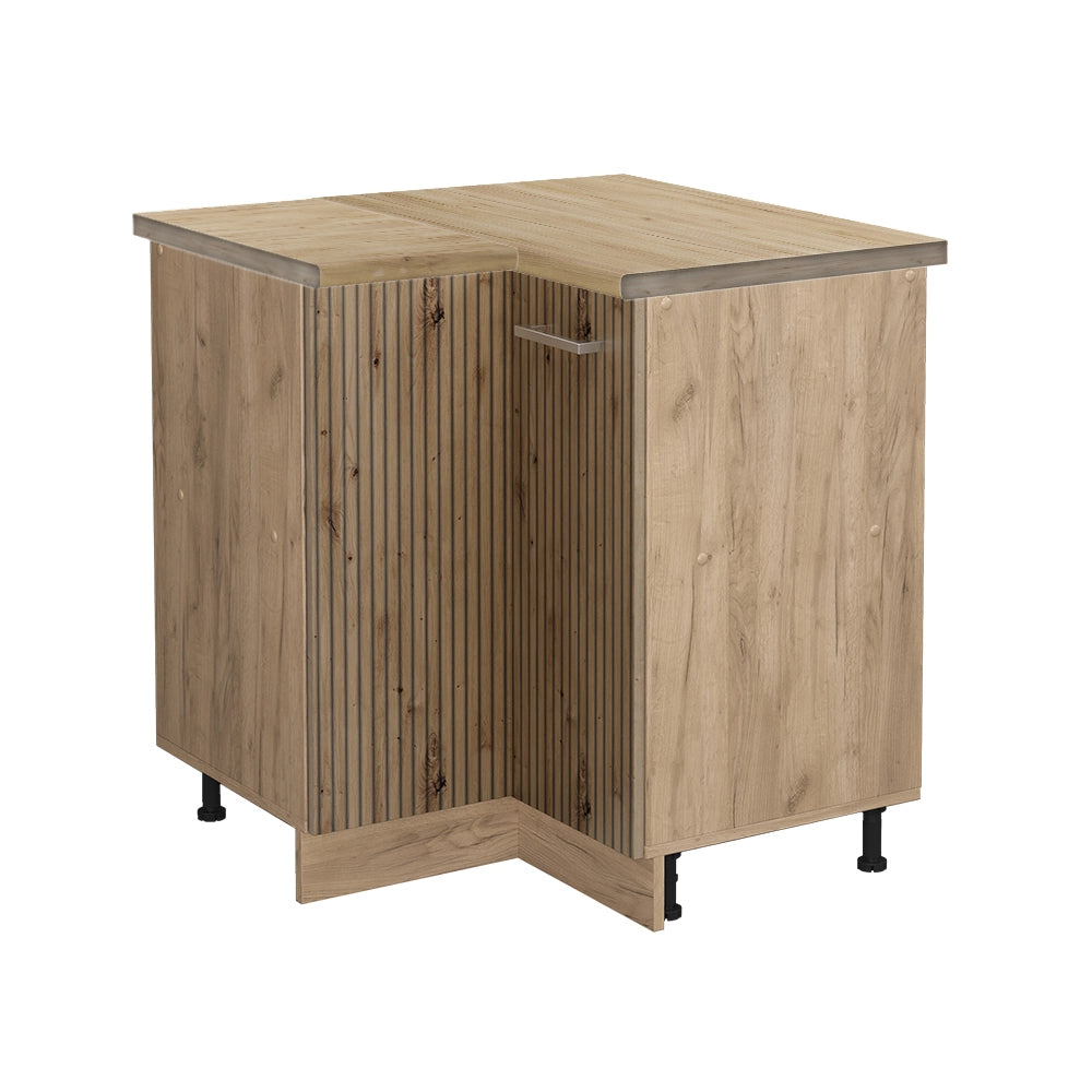 Vicco Mobile ad angolo cucina Rovere artigianale 75.6 cm , PL Rovere