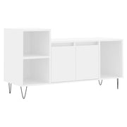 Mobile TV multimediale mensola TV credenza TV sala da pranzo soggiorno camera da letto 100 x 35 x 55 cm legno ingegnerizzato bianco 02_0025508