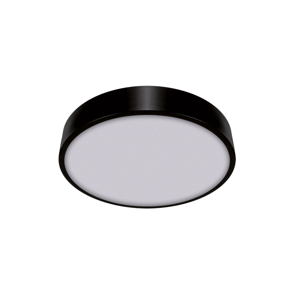 Plafoniera LED moderna tonda Struhm Totem nera Ø30 16W 4000K