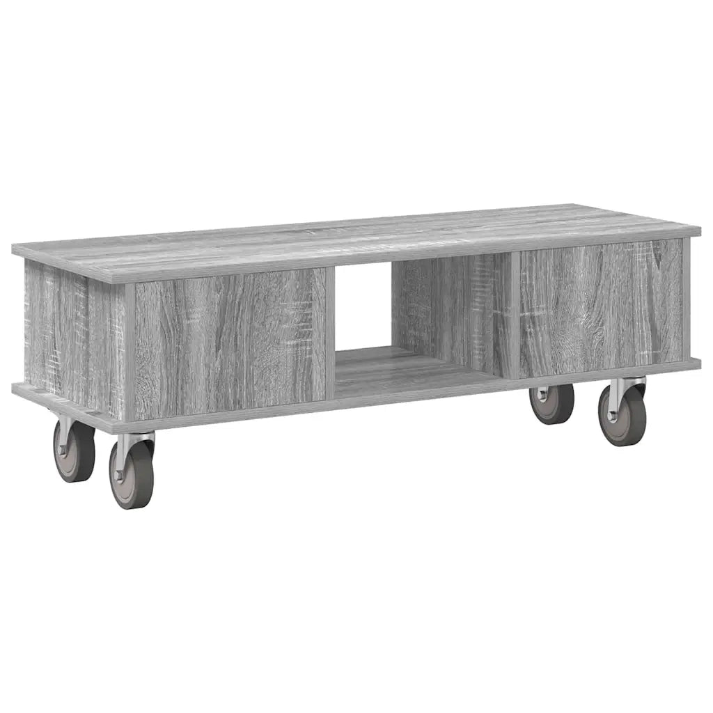 Supporto TV Grigio Sonoma 100 x 35 x 35 cm Legno multistrato 891037