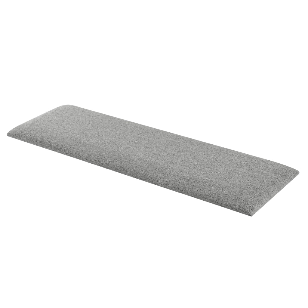 Set di 2 cuscini da parete in tessuto 90 x 30 cm grigio chiaro 03_0010579