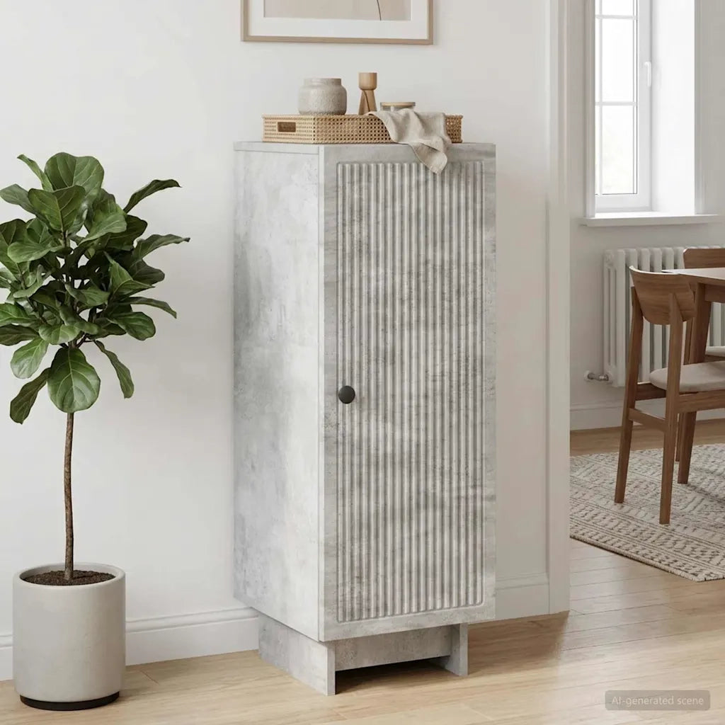 Credenza Grigio Cemento 33 x 34,5 x 90 cm Legno ingegnerizzato 893908