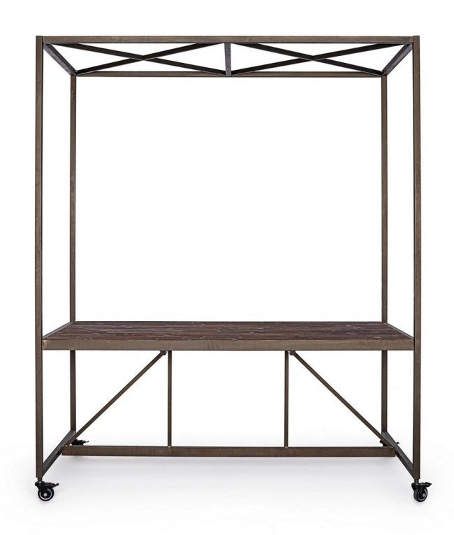 Tavolo Espositore con Tetto 180x220H in Metallo