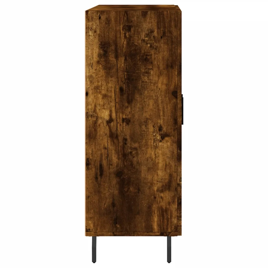Credenza Rovere Fumo 69,5x34x90 cm in Legno Multistrato 827745