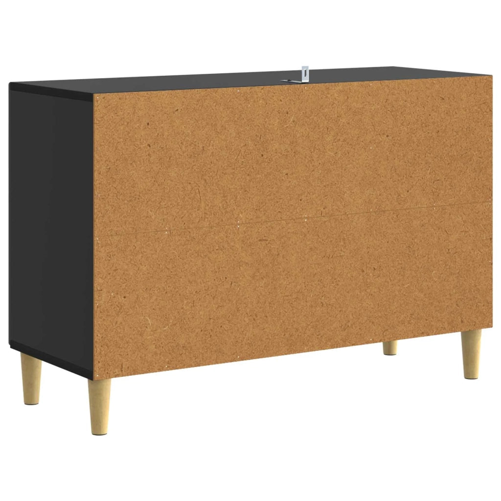 Credenza Nero 89 x 34,5 x 60 cm Legno ingegnerizzato