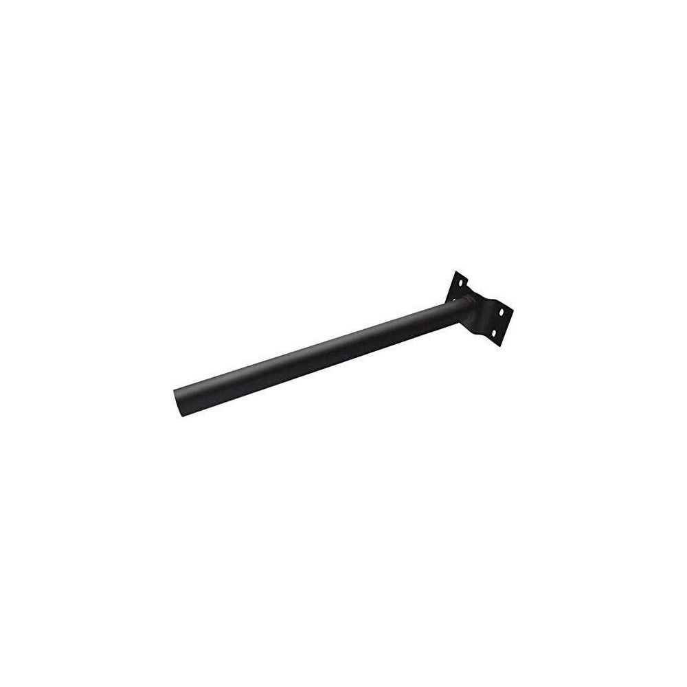 Trade Shop - 2 Staffe Palo Per Lampione Solare Stradale Supporto Metallo Staffa Muro Parete -
