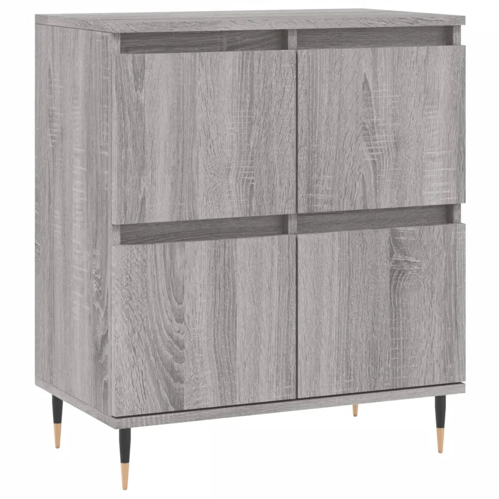 Credenze 3 pz | Madia | Buffet da pranzo | Armadio da pranzo Grigio Sonoma in Legno Multistrato