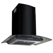 Cappa aspirante a parete in acciaio inox 756 m³/h 60 cm nero 02_0005876