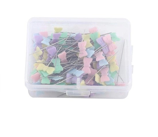 Set di ago per cucito da 100 pezzi - Ago per cucito - Ago per patchwork - Ago in acciaio inossidabile - Scatola in plastica - Diverse punte - Ago per patchwork