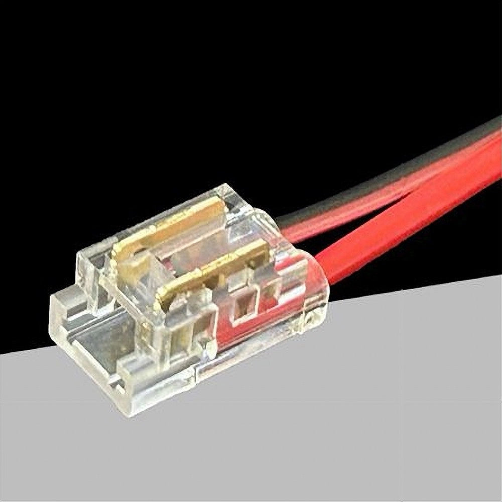 Trade Shop - Kit 10pz Connettore Alimentazione Striscia Strip Led 2 Pin 5 Mm Cob Smd Cn5mm-cv -