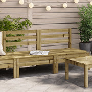 Divano da esterno-Divani Senza Braccioli da Giardino 2pz Legno di Pino Impregnato