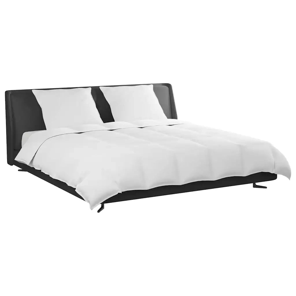 vidaXL Piumone con cuscino 3 pcs Bianco Piume