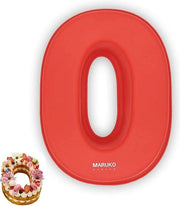 Torta di compleanno in forma di numero 0 in silicone grande