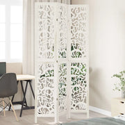 Divisorio Ambienti | Divider per stanze | Paravento 3Pannelli Bianco Legno Massello di Paulownia