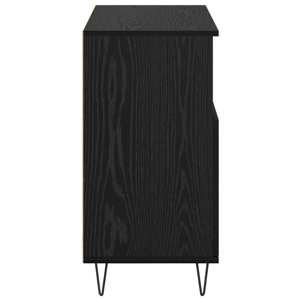 Credenza Rovere Nero 60 x 35 x 70 cm 879491