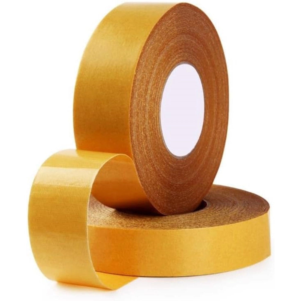 Trade Shop - Nastro Adesivo In Fibra Di Vetro A Doppia Facciata Forte Fissaggio Tappeto Pelle 10mtx5cm -