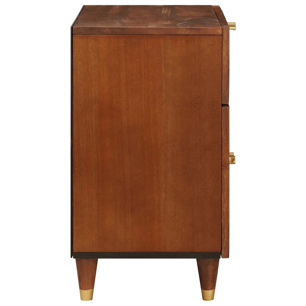 Comodini | Armadio da Notte | Mobiletto da notte con cassetto 50 x 33 x 60 cm Legno di mango massello