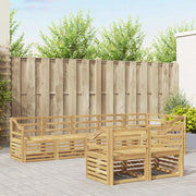 Set di divani da esterno 8 pcs Bianco 304 x 126,5 x 73 cm 3392049