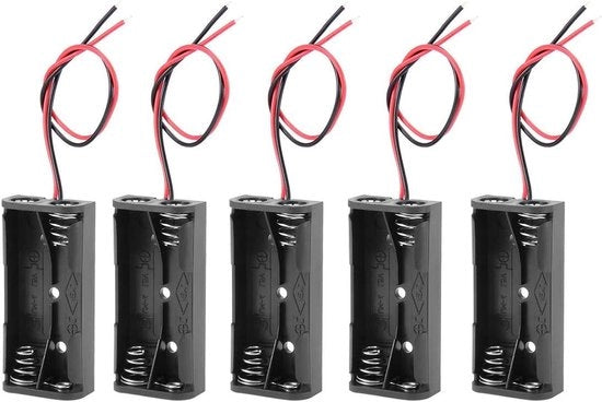 Alimentatore per batterie Allettato Plus per 2 batterie AAA con cavi di collegamento