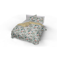 Copripiumino 1 Piazza e Mezzo con Federe Stampato in Microfibra Denny