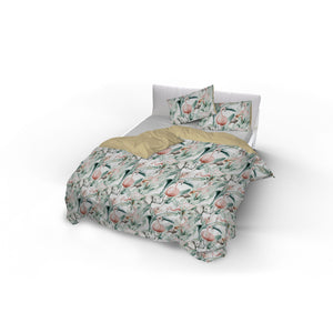 Copripiumino Matrimoniale con Federe Stampato in Microfibra Denny