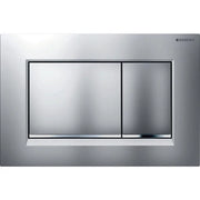 PLACCA DI COPERTURA 2 TASTI SIGMA 30 GEBERIT Satinato bordo inf. ludico