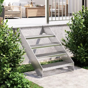 Gradino in Griglia 70x24x7 cm Acciaio Zincatocod mxl 131647