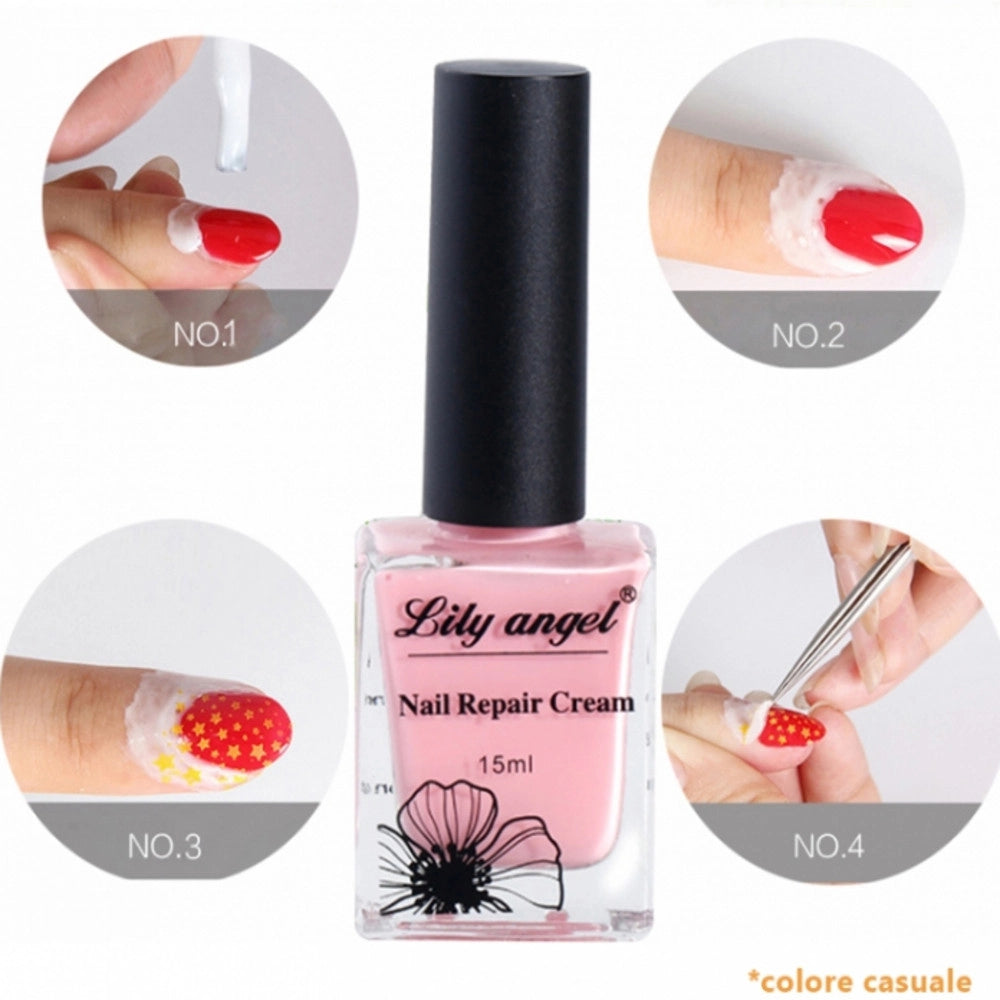 Trade Shop - Smalto Peel Off Removibile Pellicola Protezione Dita Anti Sbavature Nail Art -