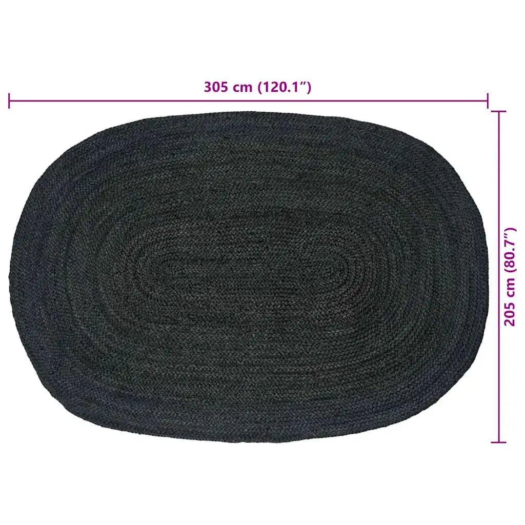 Tappeti per area Grigio Scuro 205 x 305 cm Juta 42010645