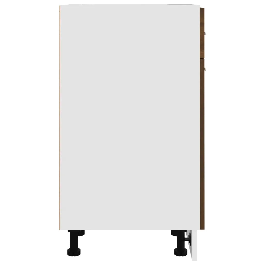 Mobile con Cassetto Rovere Marrone 30x46x81,5 Legno Multistrato cod mxl 65321