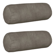 Cuscino con cuscino HEERLEN 2 pz Grigio Chiaro Velluto 929987