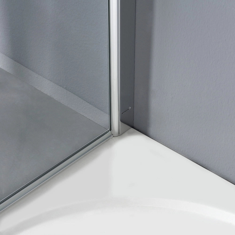 Box doccia walk in 110x190 cristallo trasparente