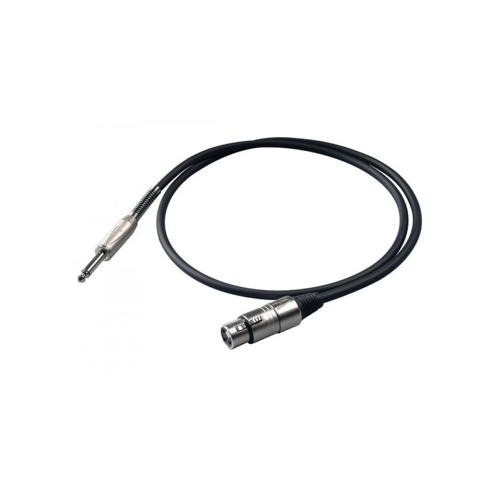 Trade Shop - Cavo 10 Metri Audio Per Microfono Casse Femmina Xlr Connessione Spina Jack 1.5 -
